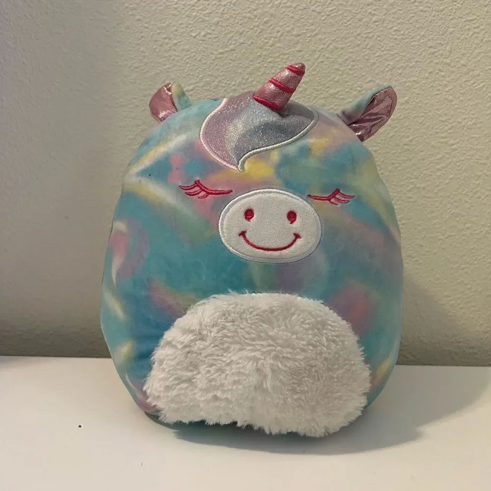 Squishmallow Mystery Tye Dye Unicorn Scented Plush Soft Toy Stuffed Animal 8"